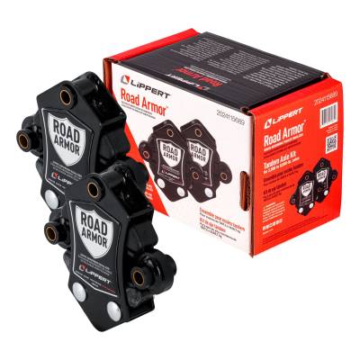 CURT - CURT 2024115689 Road Armor Shock-Absorbing Trailer Equalizer Axle Kit