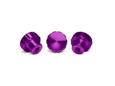 WeatherTech - WeatherTech 8ACFBK3PU Colored Billet Knobs