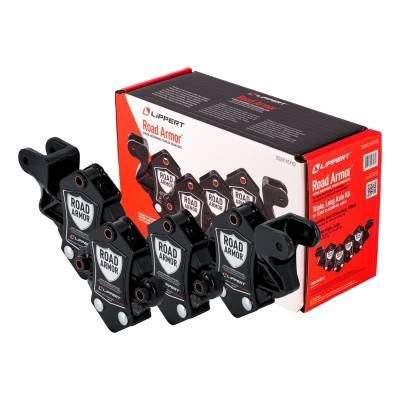 CURT - CURT 2024115710 Road Armor Shock-Absorbing Trailer Equalizer Triple Axle Kit