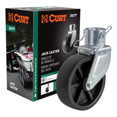 CURT - CURT 28277 Trailer Jack Caster Assembly