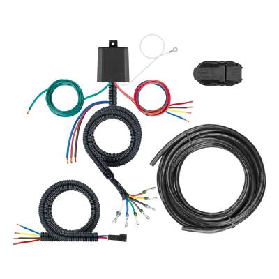 CURT - CURT 59004 Universal 7-Way Custom Harness w/HD Converter Module