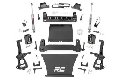 Rough Country - Rough Country 111430 Leveling Lift Kit w/Shocks