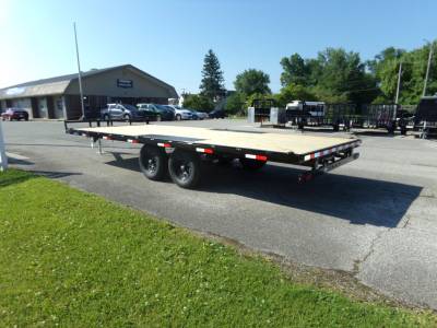 Sure-Trac Trailers - 2026 Sure-Trac 8.5x20 Low Profile Flatbed Deckover 10K