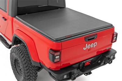 Rough Country - Rough Country 41620500A Soft Tri-Fold Tonneau Bed Cover