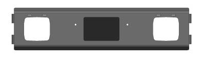 Fab Fours - Fab Fours M6550-1 Adaptive Cruise Control Relocation Bracket