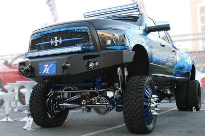 Fab Fours - Fab Fours DR10-A2951-B Premium Heavy Duty Winch Front Bumper