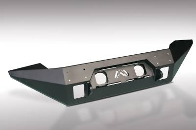 Fab Fours - Fab Fours JK07-B1857-1 FMJ Full Width Winch Front Bumper