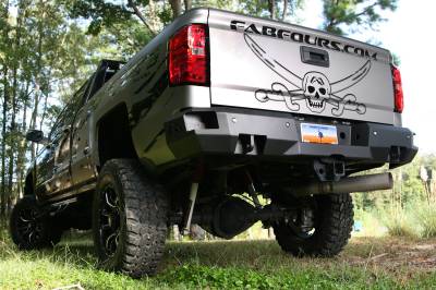 Fab Fours - Fab Fours CH14-W3051-B Premium Rear Bumper