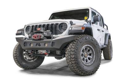 Fab Fours - Fab Fours JL24-B5051-B Lifestyle Winch Bumper