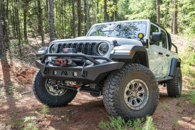 Fab Fours - Fab Fours JL24-B5052-B Lifestyle Winch Bumper