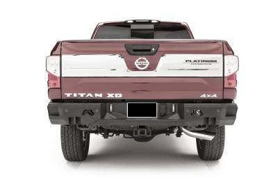 Fab Fours - Fab Fours NT16-W3751-B Premium Rear Bumper