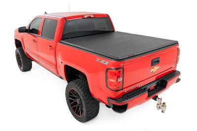 Rough Country - Rough Country 41214550A Soft Tri-Fold Tonneau Bed Cover