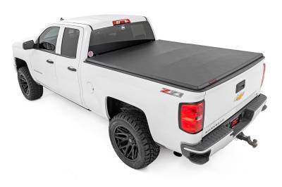Rough Country - Rough Country 41214650A Soft Tri-Fold Tonneau Bed Cover