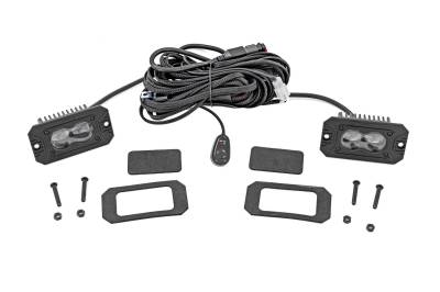 Rough Country - Rough Country 70909 Black Series LED Fog Light Kit