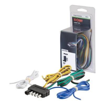 CURT - CURT 58541 5-Way Flat Connector Plug