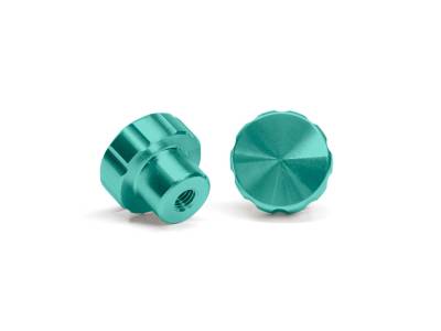 WeatherTech - WeatherTech 8ACFBK2TL Colored Billet Knobs