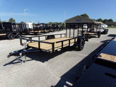 Sure-Trac Trailers - 2027 Sure-Trac 7x14 Tube Top Utility Trailer 3K