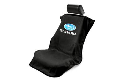 Seat Armour - Seat Armour Subaru Black Towel Seat Cover