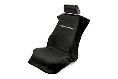 Seat Armour - Seat Armour Camaro Black Towel Seat Cover