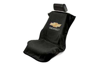 Seat Armour - Seat Armour Chevrolet Black Towel Seat Cover