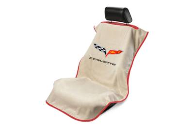 Seat Armour - Seat Armour Corvette C6 Tan Towel Seat Cover