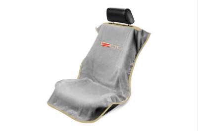 Seat Armour - Seat Armour Corvette C6 Z06 Grey Towel Seat Cover