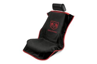 Seat Armour - Seat Armour Dodge Black Towel Seat Cover