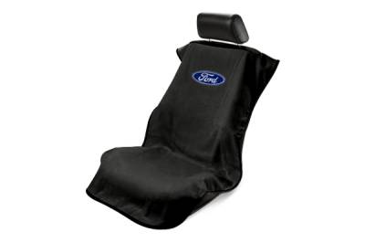 Seat Armour - Seat Armour Ford Black Towel Seat Cover