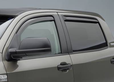 EGR - EGR Smoke In Channel Window Vent Visors GMC Canyon 04-10 Extended Cab (4-Piece Set)