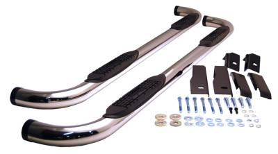 Raptor - Raptor 3" Polished Stainless Cab Length Nerf Bars Jeep Wrangler 97-06 - Image 2