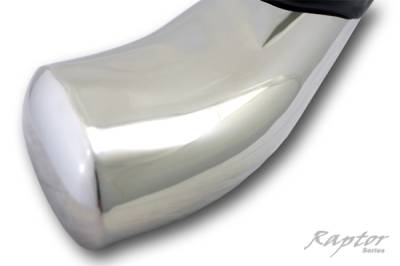 Raptor - Raptor 4" OE Style Cab Length Curved Stainless Oval Step Tubes Ford F250-350 Super Duty 99-15 Crew Cab - Image 3