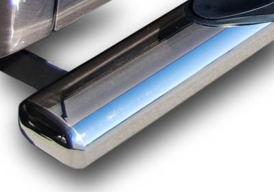 Raptor - Raptor Magnum 6" Cab Length Polished Stainless Oval Tubes Chevrolet Silverado 07-16 Regular Cab (Chassis Mount) - Image 3