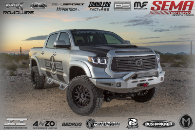 Misc. ICI 14-16 Tundra Winch Bumper With RT-Series Light Bar - W/O Sensor Compatability - W/O Lights Delivered