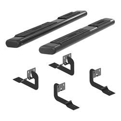 Nerf/Step Bar Mount Kit - Nerf/Step Bar Mount Kit - Aries Automotive - Aries Automotive 4445035 The Standard 6 in. Oval Nerf Bar/Mounting Brackets