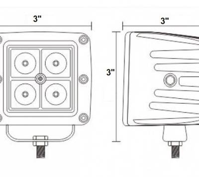 Misc. Private Label 4D 3" Cube Light - Image 2