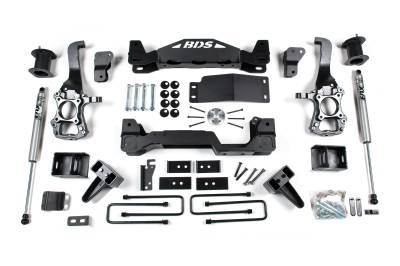 Misc. BDS 15-16 F150 4WD 6" Suspension Lift With Carrier Drop With Rear Fox 2.0 Upgrade 