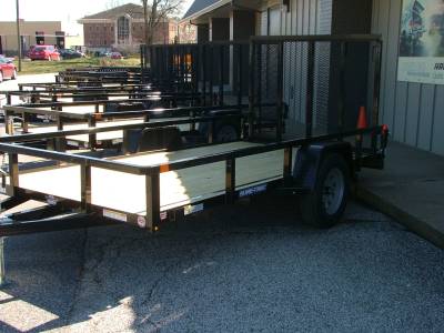 2025 Sure-Trac 6x12 Tube Top Utility Trailer 3K