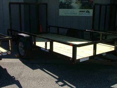 Sure-Trac Trailers - 2023 Sure-Trac 6x12 Tube Top Utility Trailer 3K - Image 1