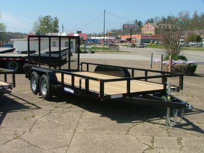 2025 Sure-Trac 7x16 Tube Top Utility Trailer 7K