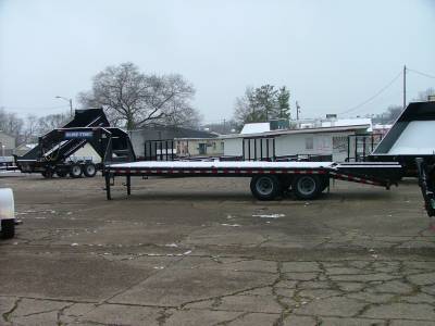 Sure-Trac Trailers - 2023 Sure-Trac 8.5x20+5 Gooseneck Heavy Duty Low Profile Beavertail Deckover 26K - Image 3