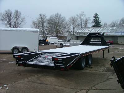 Sure-Trac Trailers - 2023 Sure-Trac 8.5x20+5 Gooseneck Heavy Duty Low Profile Beavertail Deckover 26K - Image 2