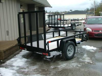 2024 Sure-Trac 5x8 Tube Top Utility Trailer 3K