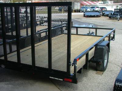 2023 Sure-Trac 7x12 Tube Top Utility Trailer 3K