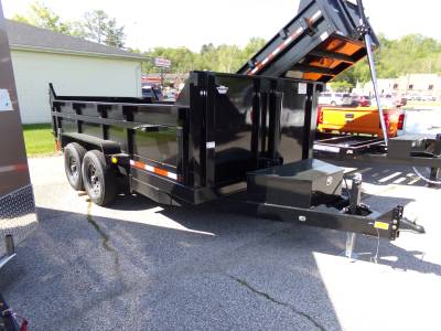 2023 Quality Steel & Aluminum 7x14 CJ Heavy Hauler Dump Trailer 14K Telescopic Ram