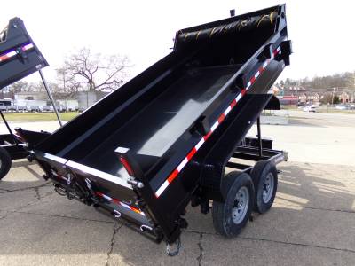 Sure-Trac Trailers - 2024 Sure-Trac 7x12 HD Low Profile Dump Trailer 12K Telescopic - Image 2