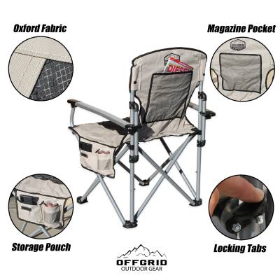 Raptor - Raptor 100000-130200 Heavy Duty Folding Camping Chair - Image 2