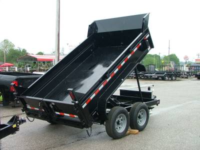 Sure-Trac Trailers - 2024 Sure-Trac 6x10 SD Low Profile Dump Trailer 10K Single Ram - Image 2