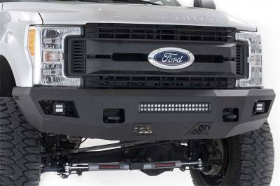 Rough Country - Rough Country 10787 Heavy Duty Front LED Bumper - Image 1