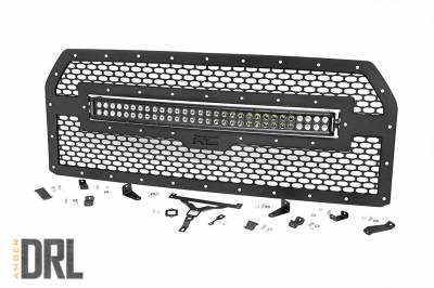 Rough Country - Rough Country 70193BDA Mesh Grille w/LED - Image 1