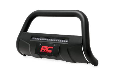 Rough Country - Rough Country B-T4060 Black Bull Bar w/ Integrated Black Series 20-inch LED Light Bar - Image 3
